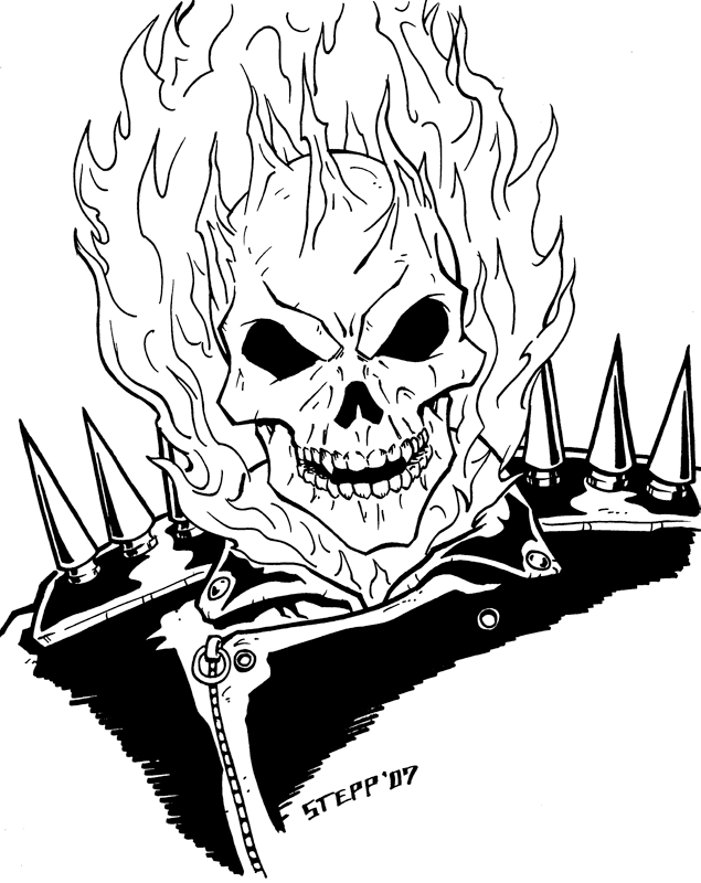 Possible Ghost Rider Tattoo