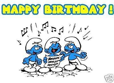 Smurf Birthday Cake on Photobucket Com Albums Jj104 Scream78501 Birthday Birthdaysmurfs Jpg