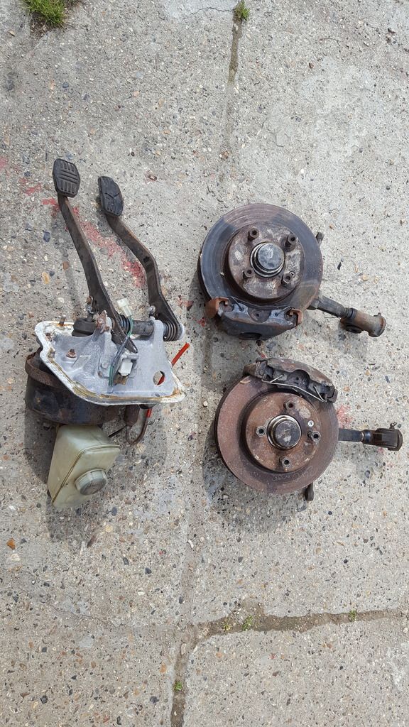 Complete setup for disc brakes for Morris Minor Rods 'n' Sods UK