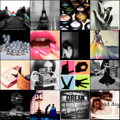 icon collage cute