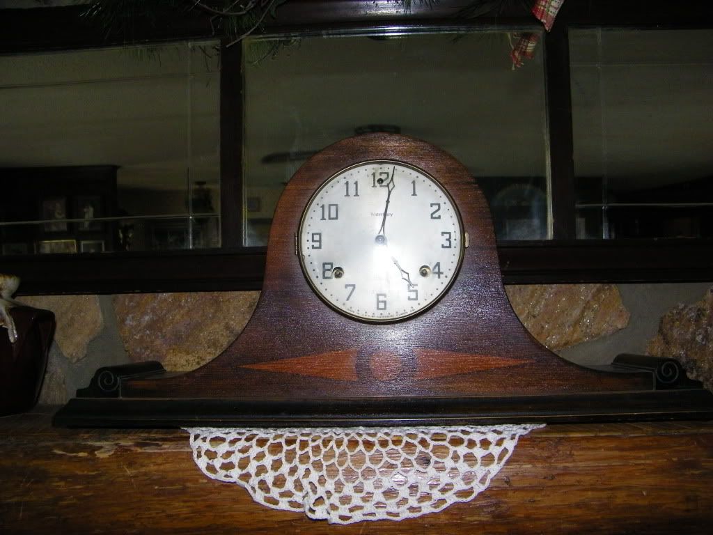 Vintage Waterbury Mantel Clock The eBay Community