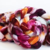 "Contrary Wise" on Superwash Merino Lambswool by Becoming Art