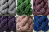 Wool Therapy- 4 skeins BFL sport YOUR CHOICE Semi-Custom