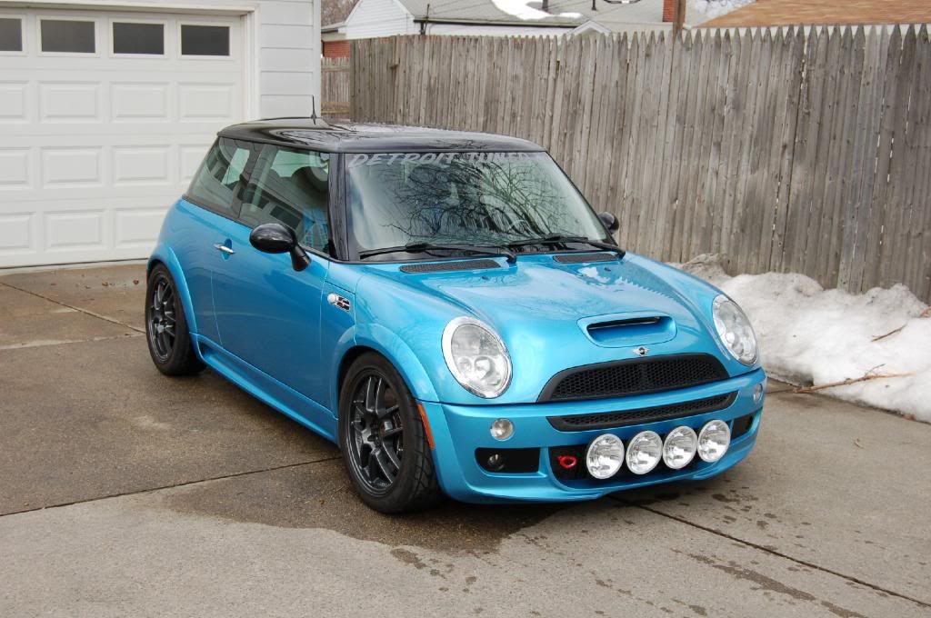 mini cooper rally light bar