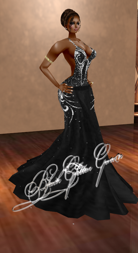  photo Black Glitter Gown.png