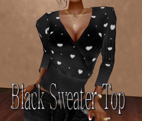  photo Black Sweater Top.png