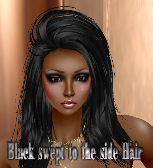  photo Black swept to the side Hair.png