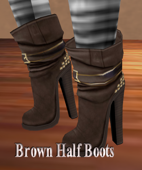  photo Brown Half Boots.png