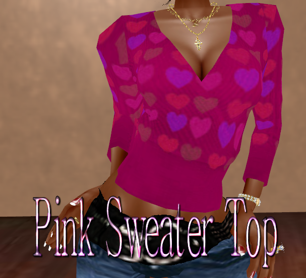  photo Pink Sweater Top.png
