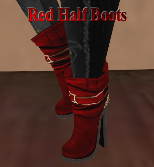  photo Red Half Boots.png