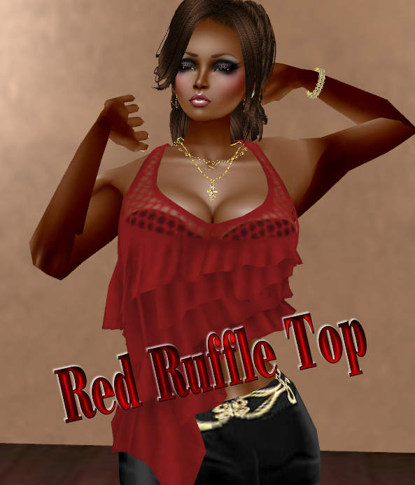  photo Red Ruffle Top.png