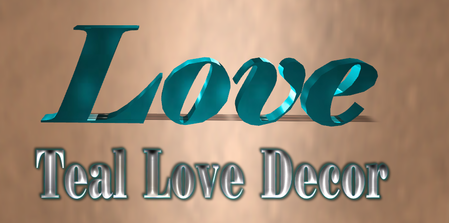  photo Teal Love Decor.png
