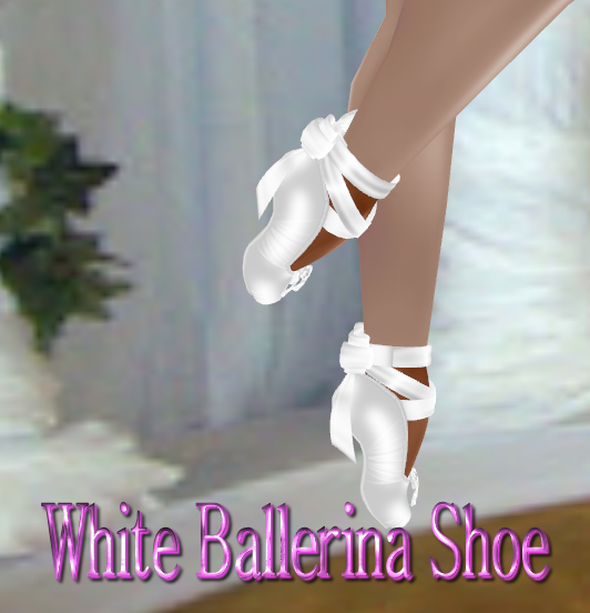 photo White Ballerina Shoe.png