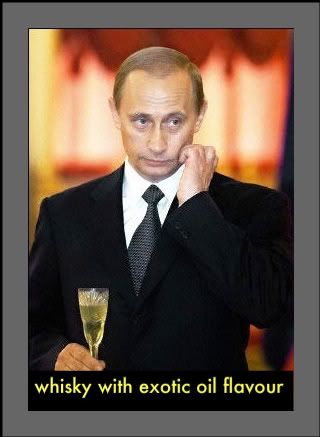 Putin drinking whisky