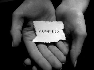 Happiness Happiness is in our hands.