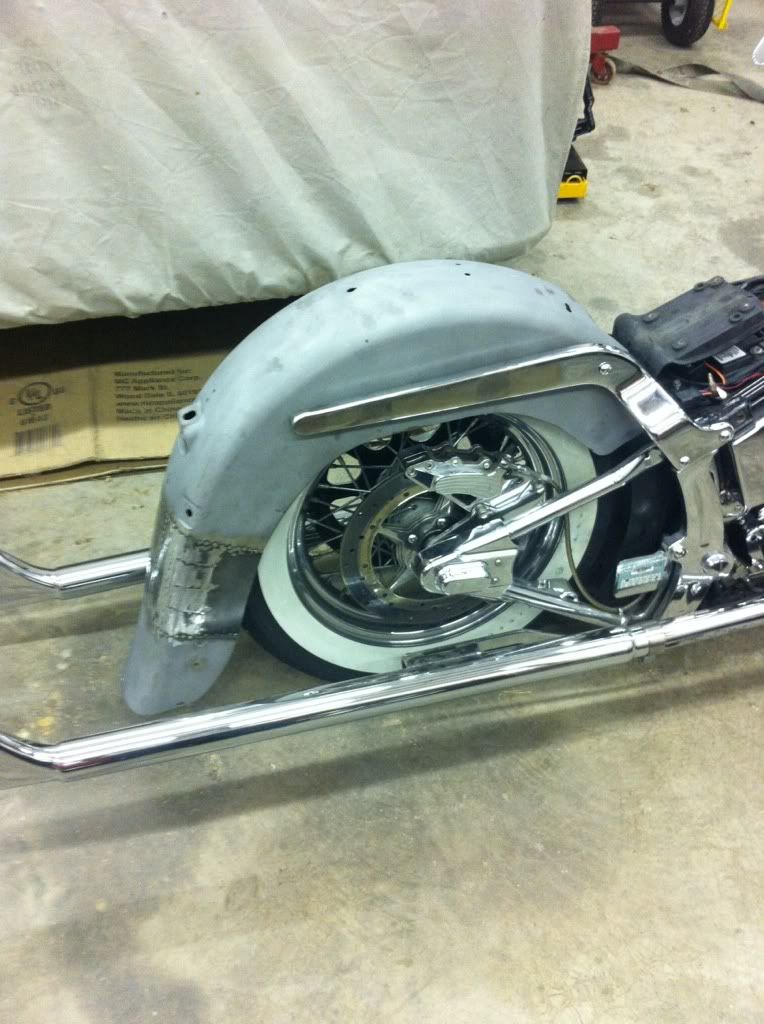 custom harley rear fender