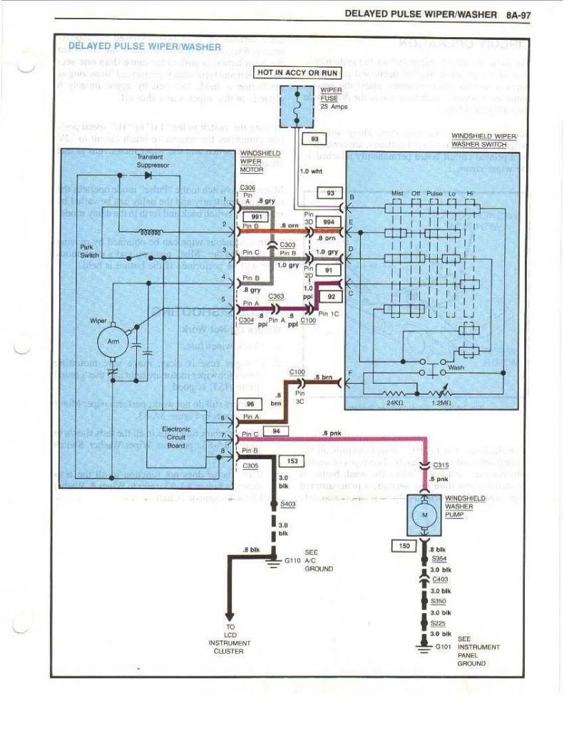 1984 C4 wipers not working CorvetteForum Chevrolet Corvette Forum
