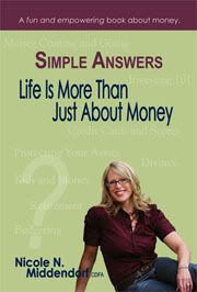 more answers photo: "Simple Answers - Life Is More Than Just About Money" Just-the-Cover--forsite.jpg
