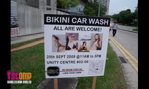 bikini car wash