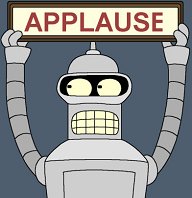 applause photo: Bender Applause BenderApplauseSmall.png
