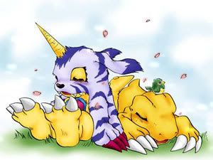 AgumonGabumon.jpg Agumon and Gabumon image hunter_111297