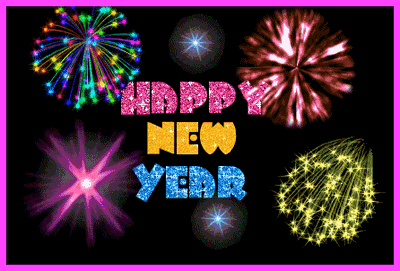 Hi5 and Myspace Glitter Graphics: Happy New Year Glitter Images