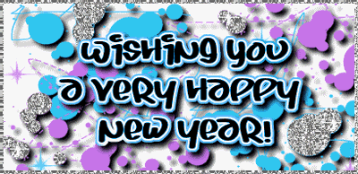 Hi5 and Myspace Glitter Graphics: Happy New Year Glitter Images