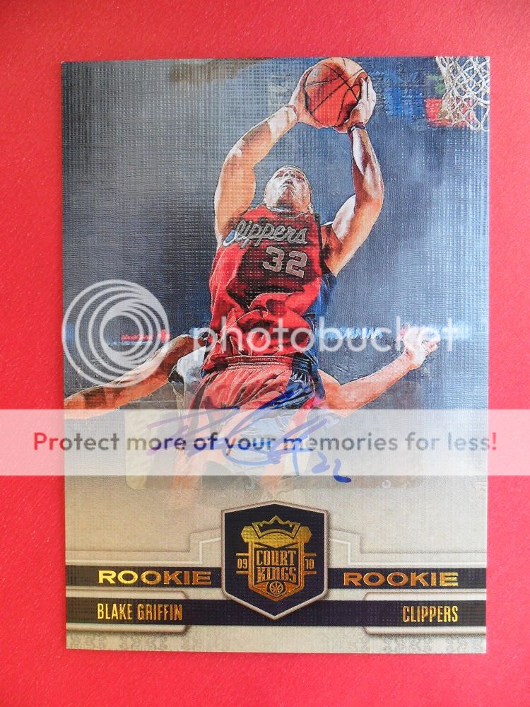 Panini Court Kings Blake Griffin Auto Rookie RC Card D 007 649