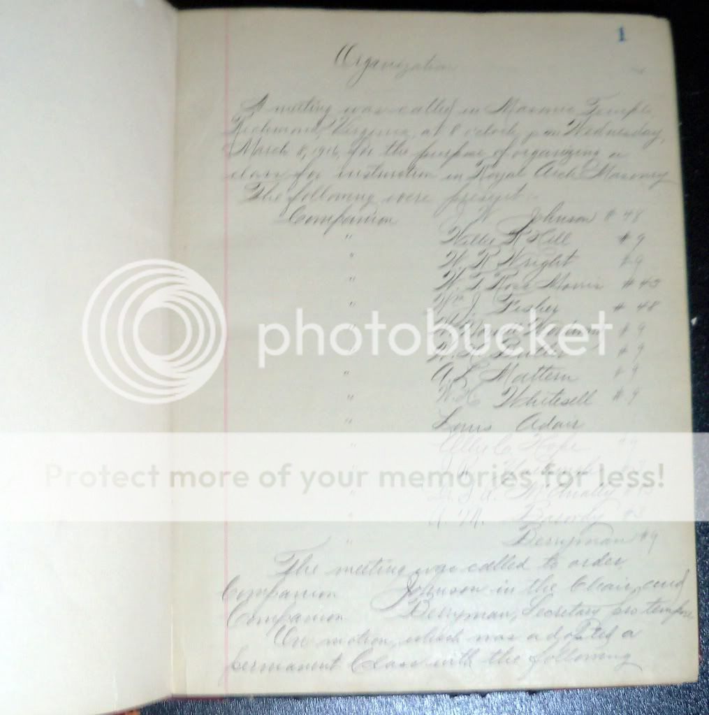 1910s Handwritten Ledger Account Book Teacher’s Association Richmond 