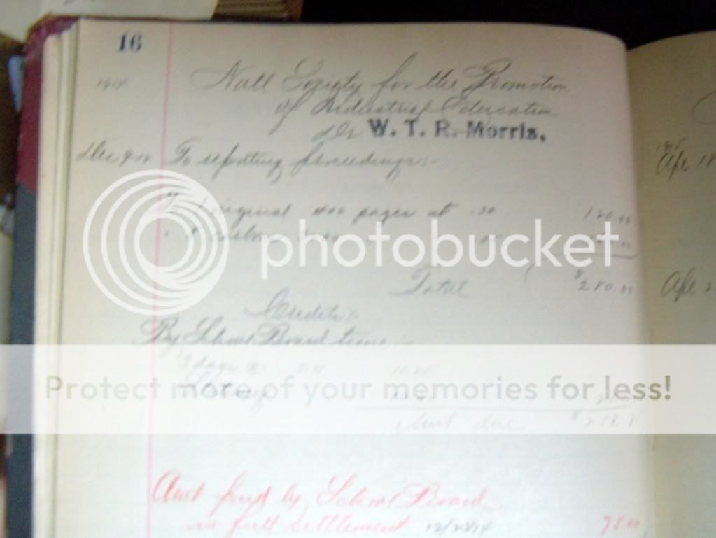 1910s Handwritten Ledger Account Book Teacher’s Association Richmond 