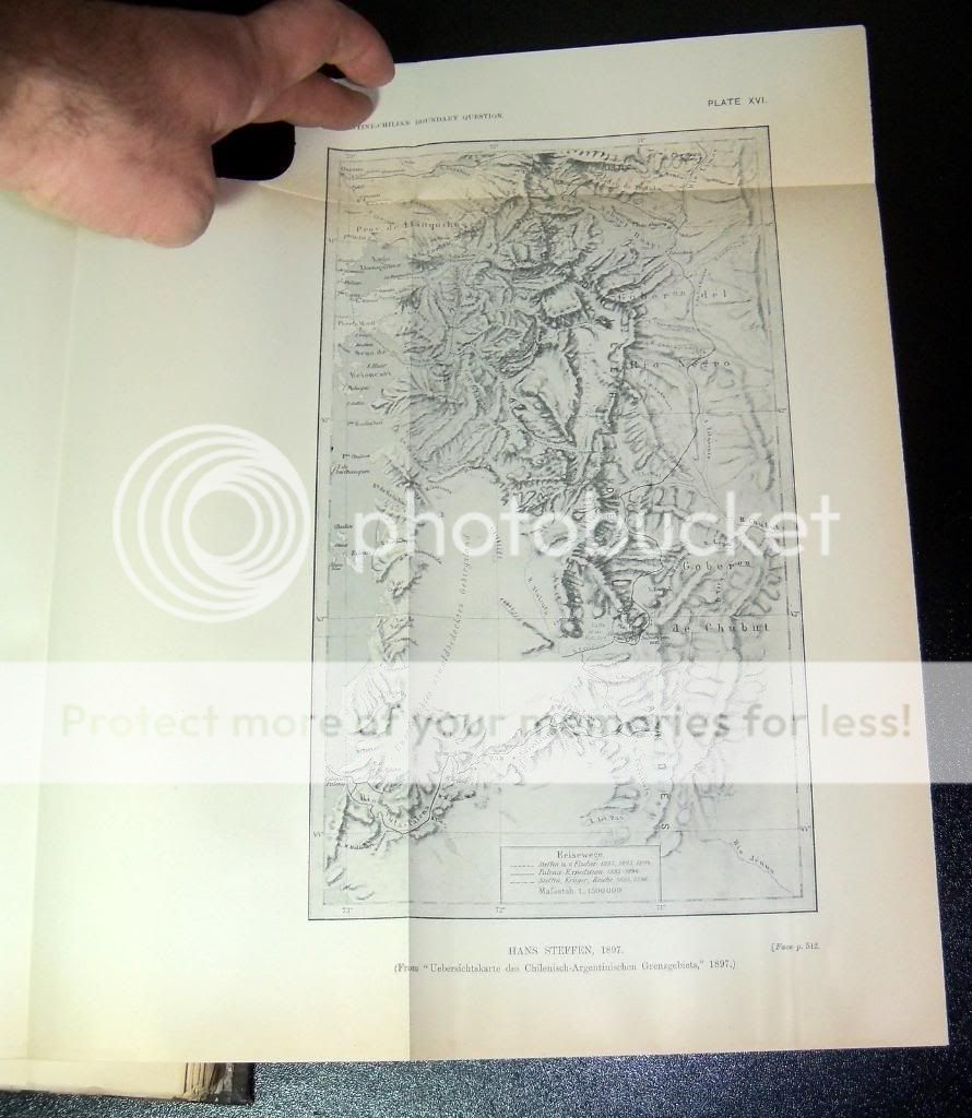 Argentine Chilian Boundary Report 1900 w/Fold Out Maps and Photos 