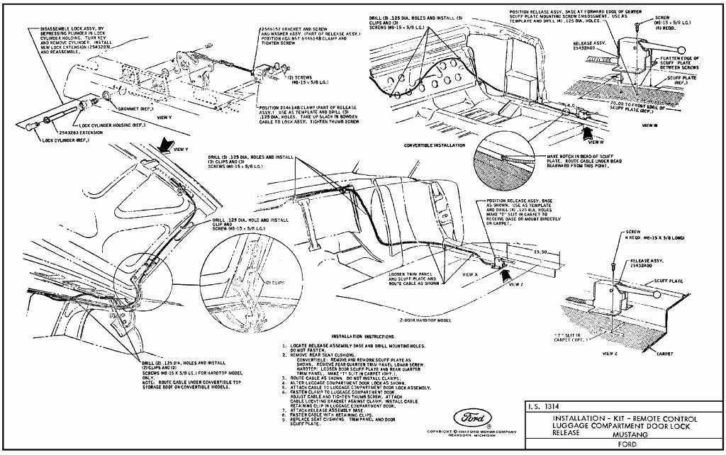 Need Help with Original Ford Remote Trunk Release | Vintage Mustang Forums