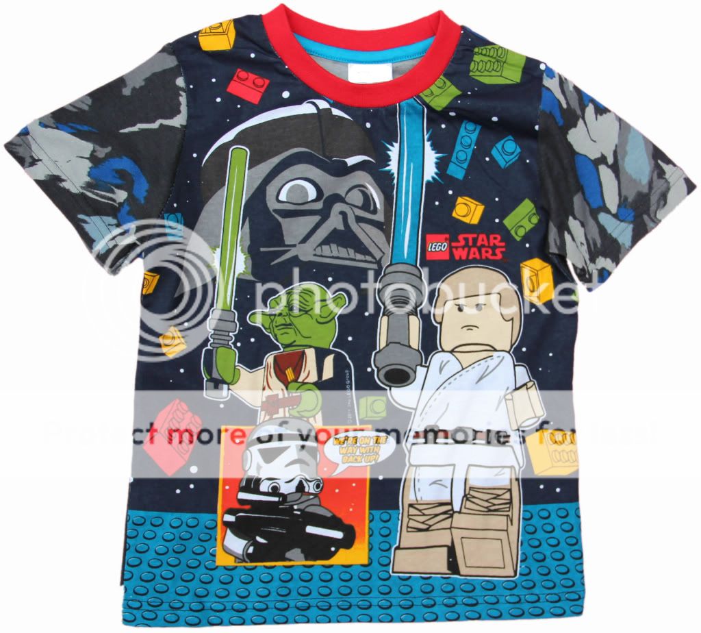 Boys Lego Star Wars T Shirt Top Age 2 3 3 4 4 5 5 6 7 8 Next Day Delivery